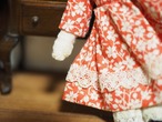 赤いワンピースの布製ドール ハンドメイド 画像6