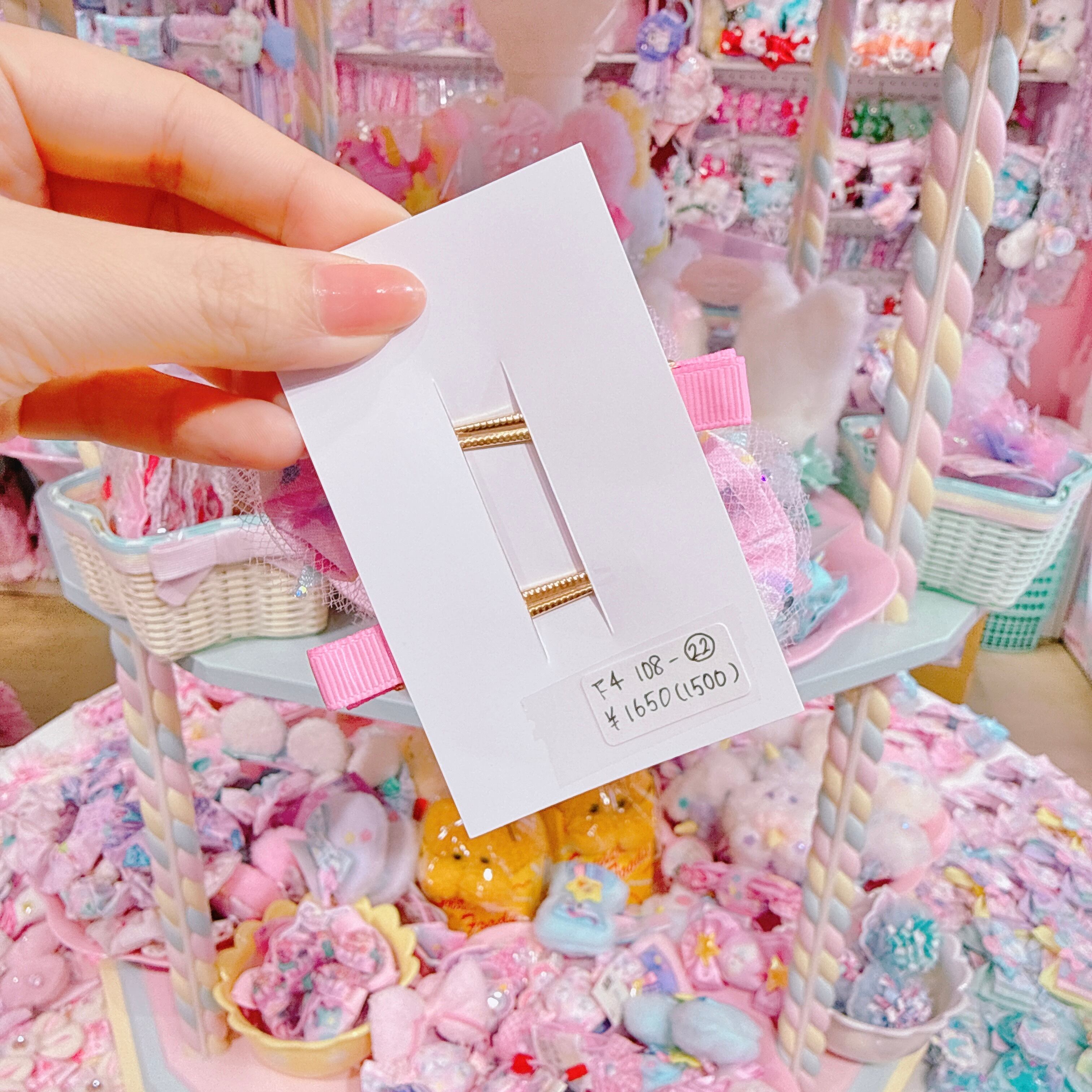 【F4】108-22ツインヘアクリップ