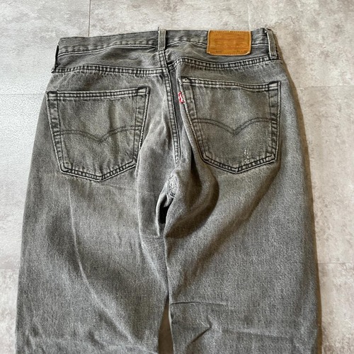 【W31 L32】 levi's ブラック リーバイス 501 ビックE 詳細写真15