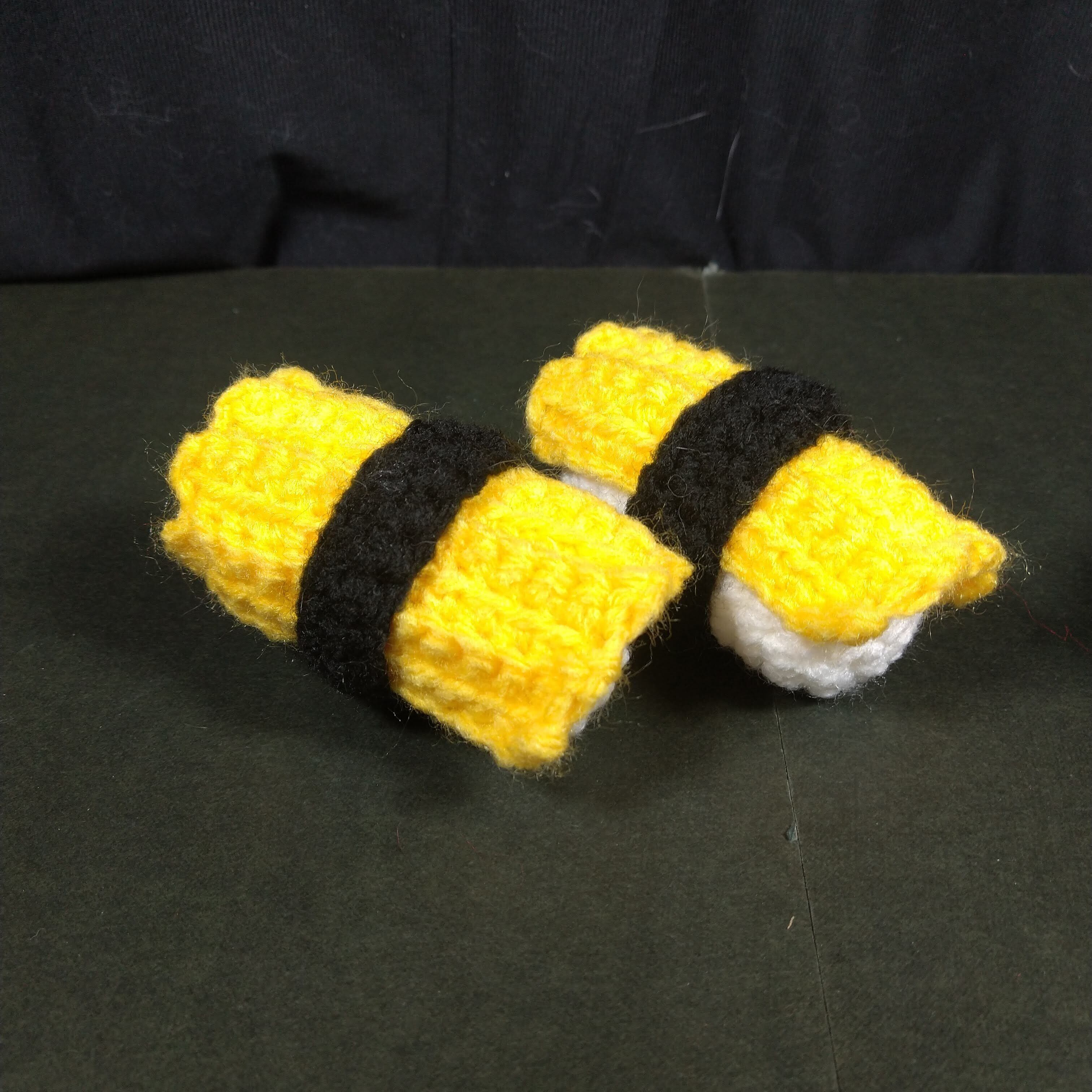 ハンドメイド あみぐるみ 寿司セット 編みぐるみ、お寿司セット | nekonekohonpo