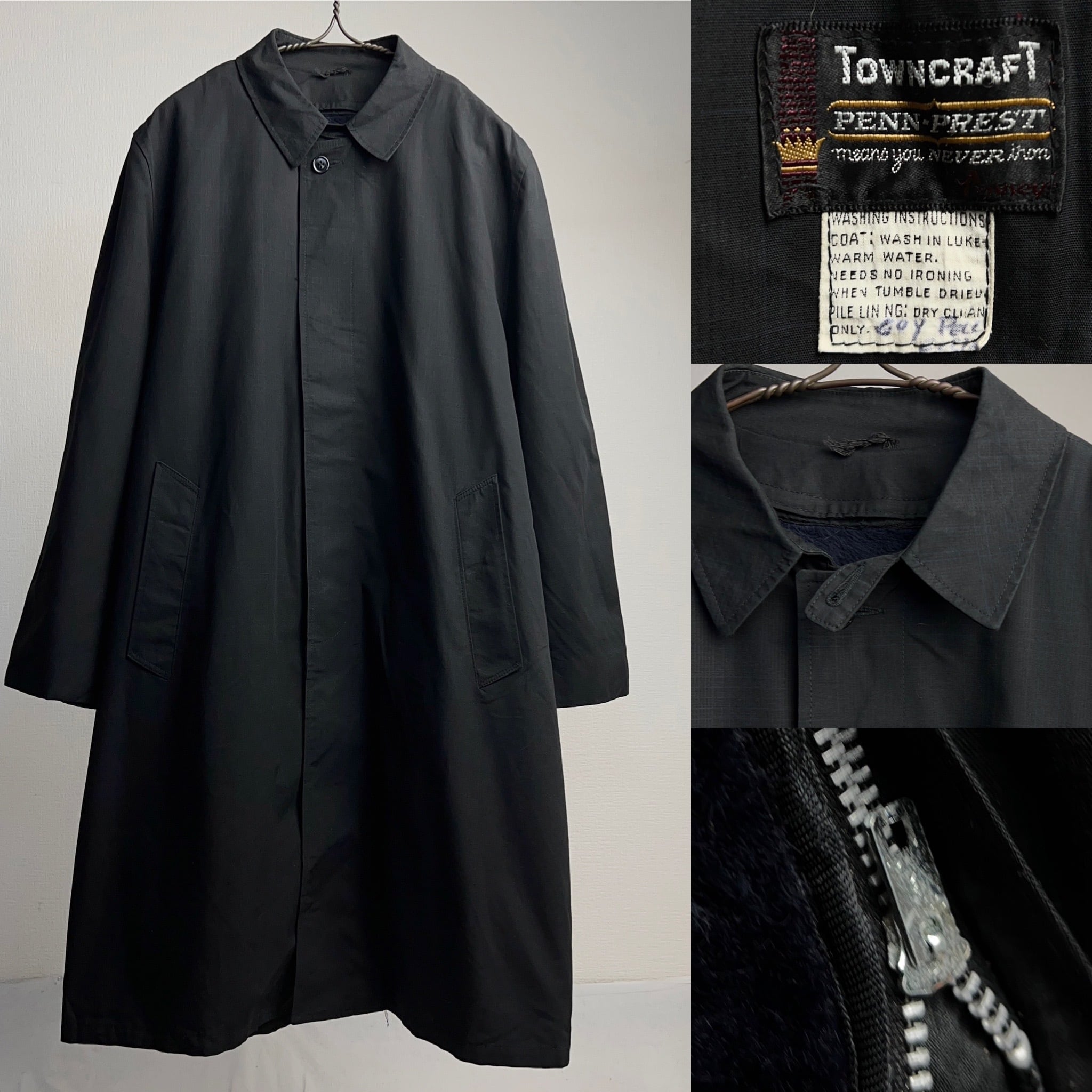 1960's TOWNCRAFT Stain Collar Coat 60年代 タウンクラフト ステン ...