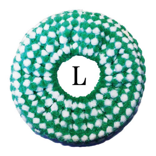 エステバスボール【Lサイズ専用】ふわリング（グリーン×ホワイト）　 [L size] fluffy ring  [green×white color]