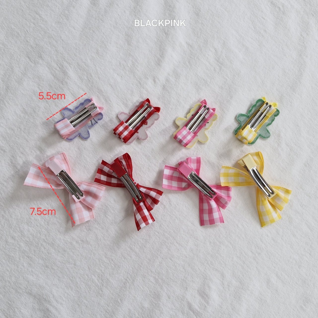 [BLACKPINK] Accessory) Teddy Bear Hair Ribbon Set-up / [블랙핑크] 악세)곰돌이머리리본세트