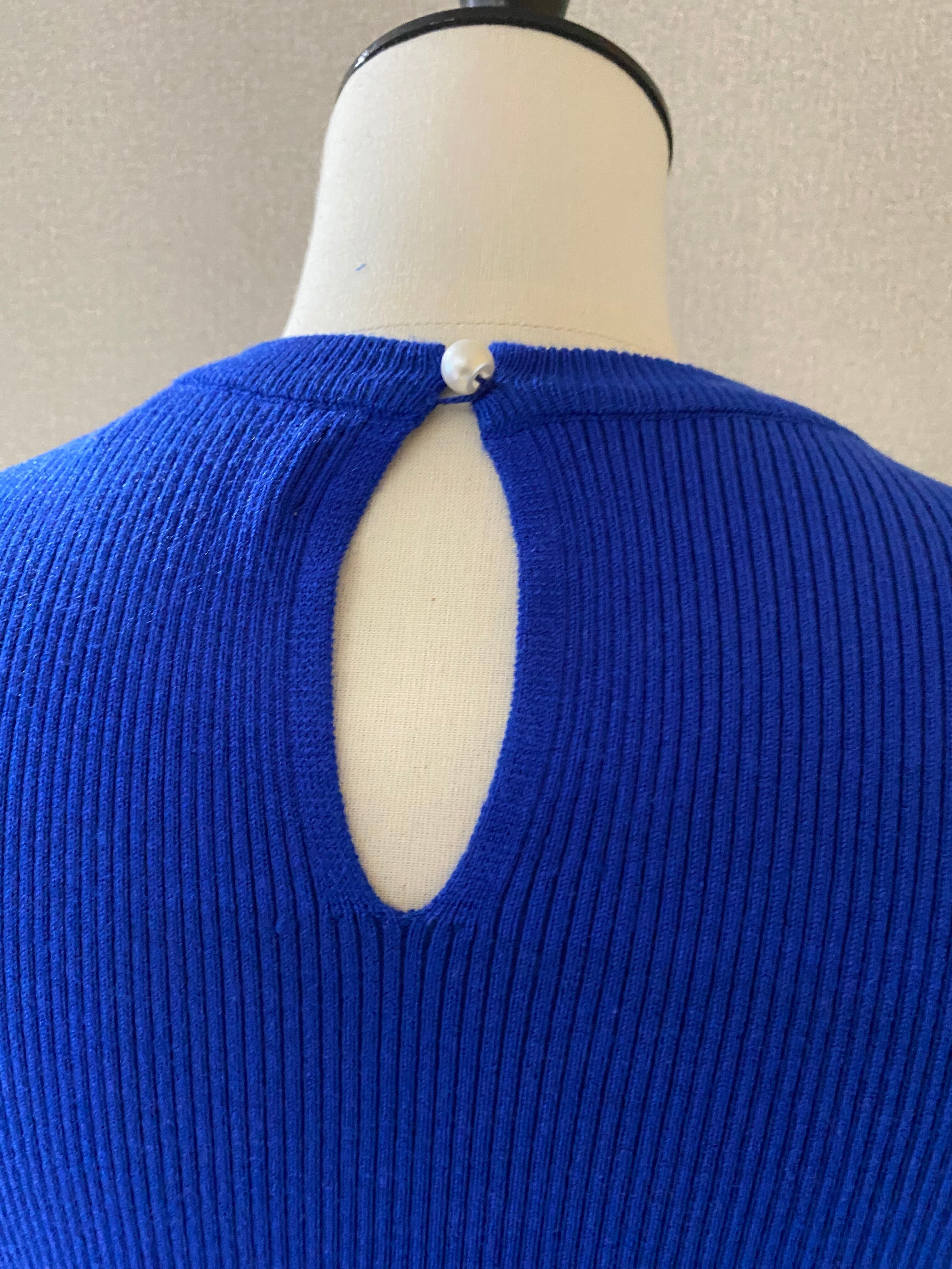 オックスフォードブルー COEL 2WAY バルーンスリーブニット