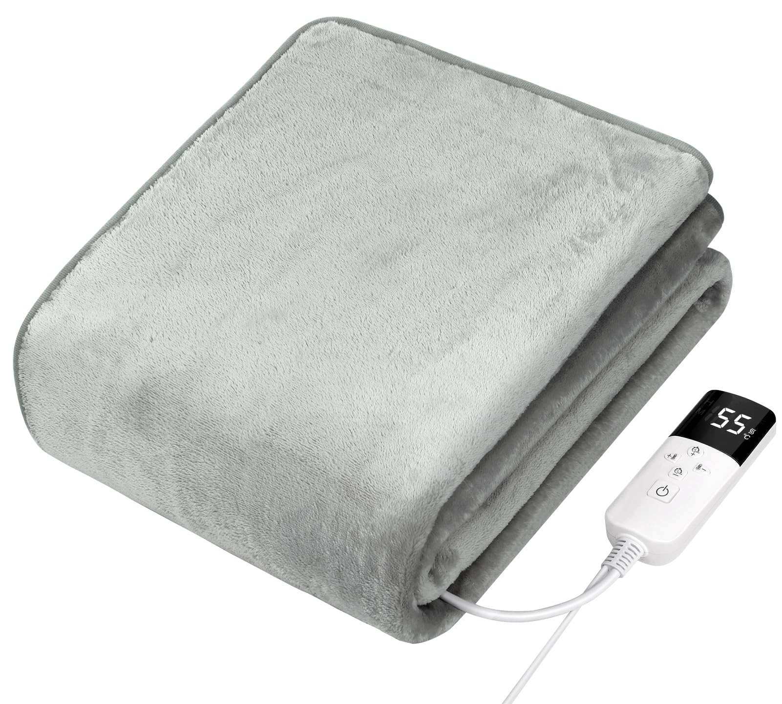電気カーペットとしても使えるあったか電気毛布 電気毛布 敷き ホットカーペット 160x80cm【ズレ防止 自動恒温運転で