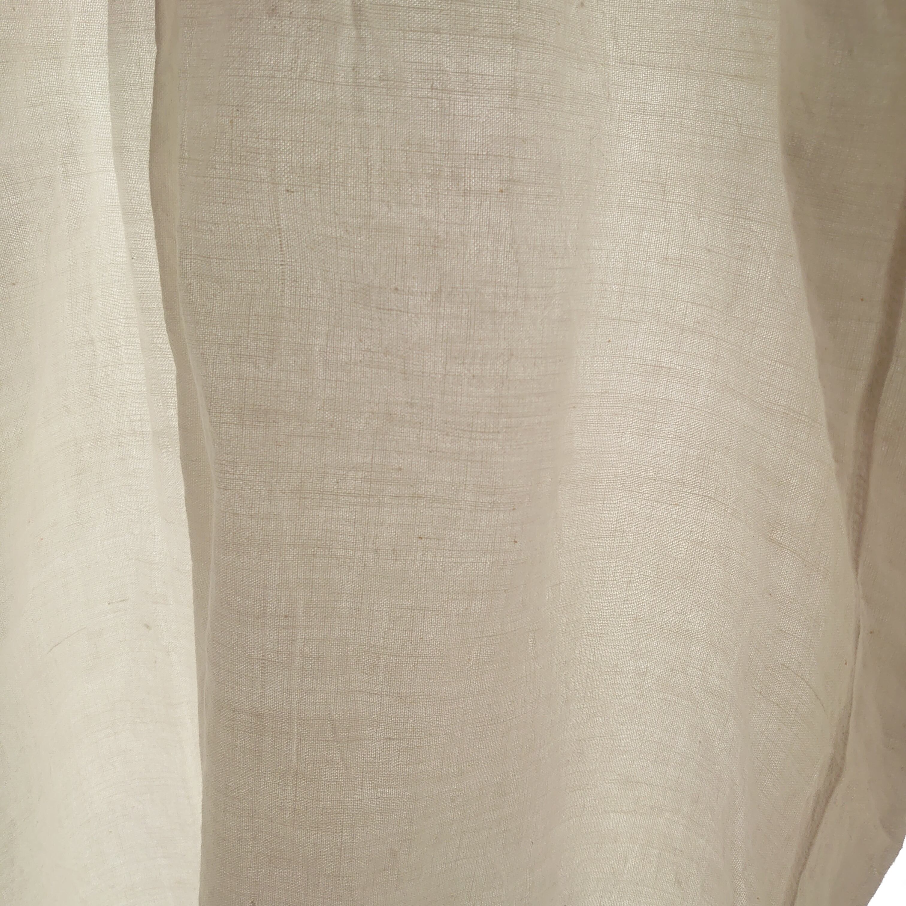 1900～20s】フレンチリネンスモック アンティーク 刺繍入り ホワイト 