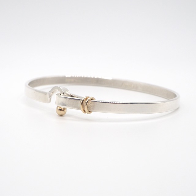 Tiffany&Co. フック&アイ バングル シルバー925 K14 ティファニー