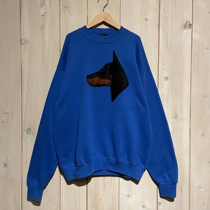 【a.k.a.C.a.k.a vintage】 Doberman Design Vintage Loose Sweat