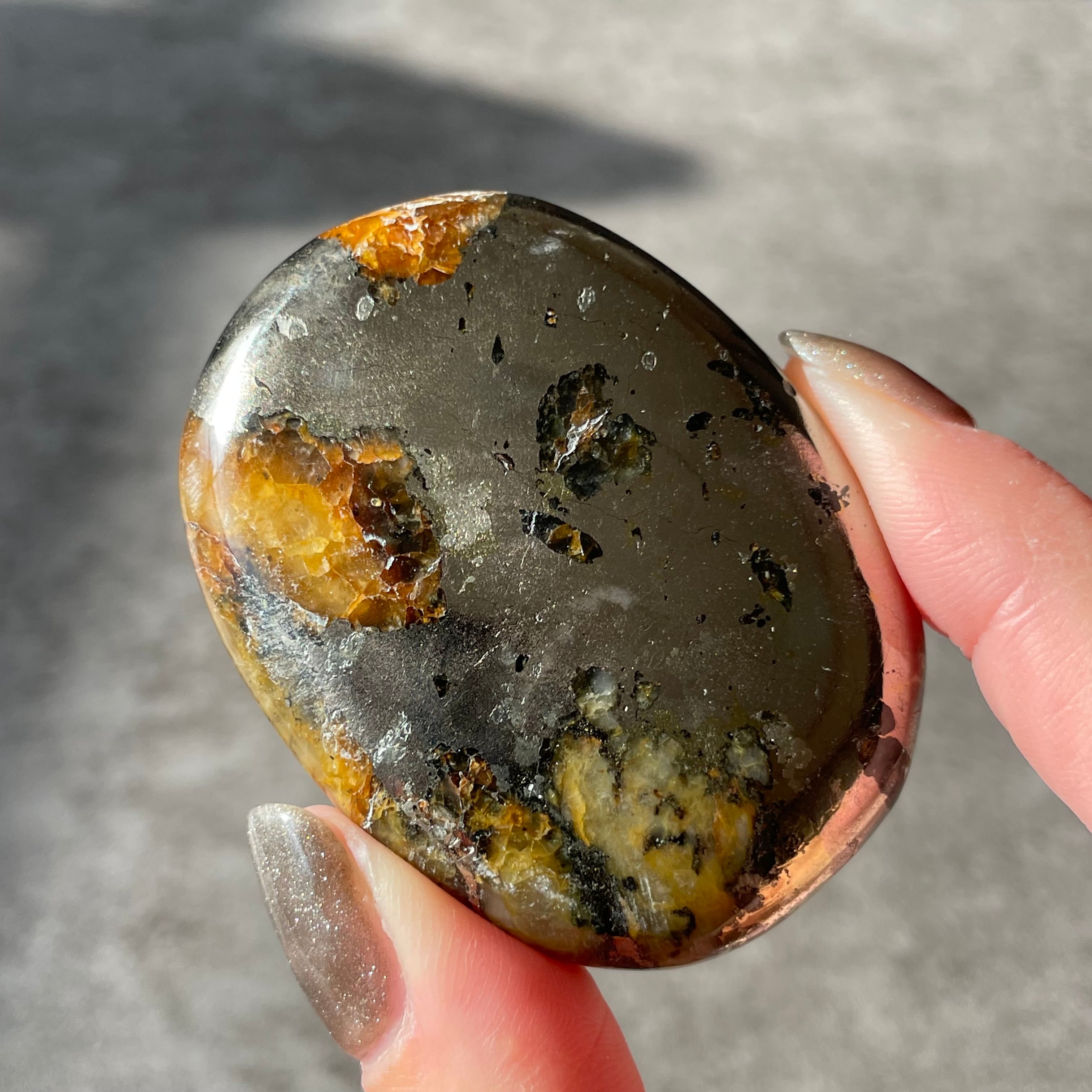 Golden Healer×Pyrite ゴールデンヒーラー×パイライト|palm パーム|天然石 パワーストーン 鉱物 gem stone