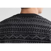 エスニック柄風 ショルダーニット af0445