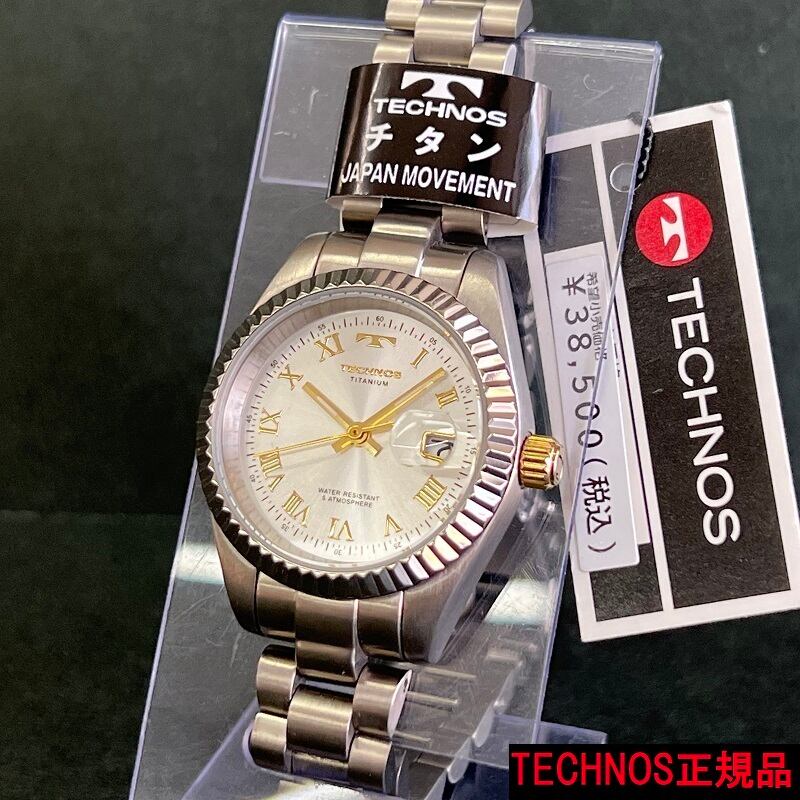 Technos テクノス Tsl915is レディース腕時計 チタン 日常生活防水 メーカー保証付き 母の日 プレゼントにも 栗田時計 店 1966年創業の正規販売店