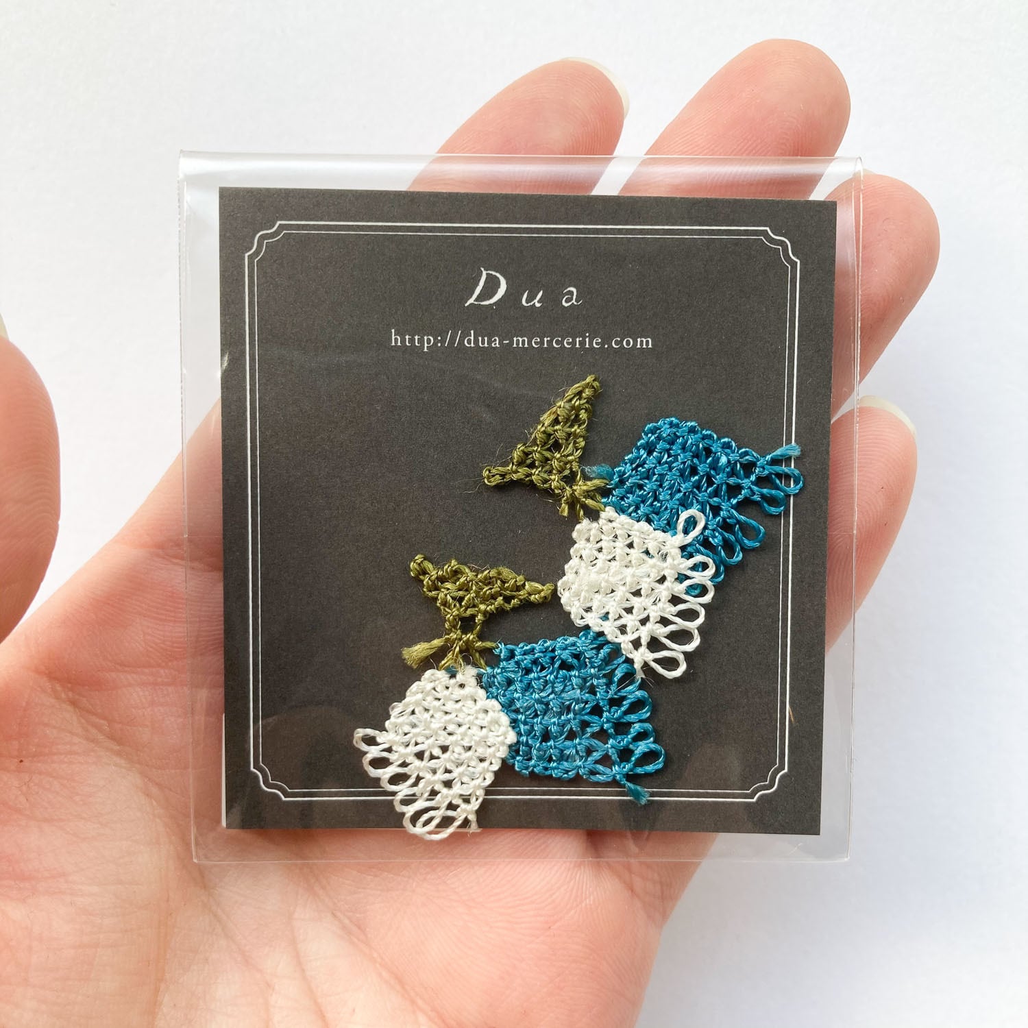 再入荷〉菱形お花手編みトルコオヤパーツ（2p） | Dua-アクセサリー