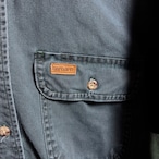 90s Carhartt ダックシャツ ペンキ リアルワーク グリーン カーハート
