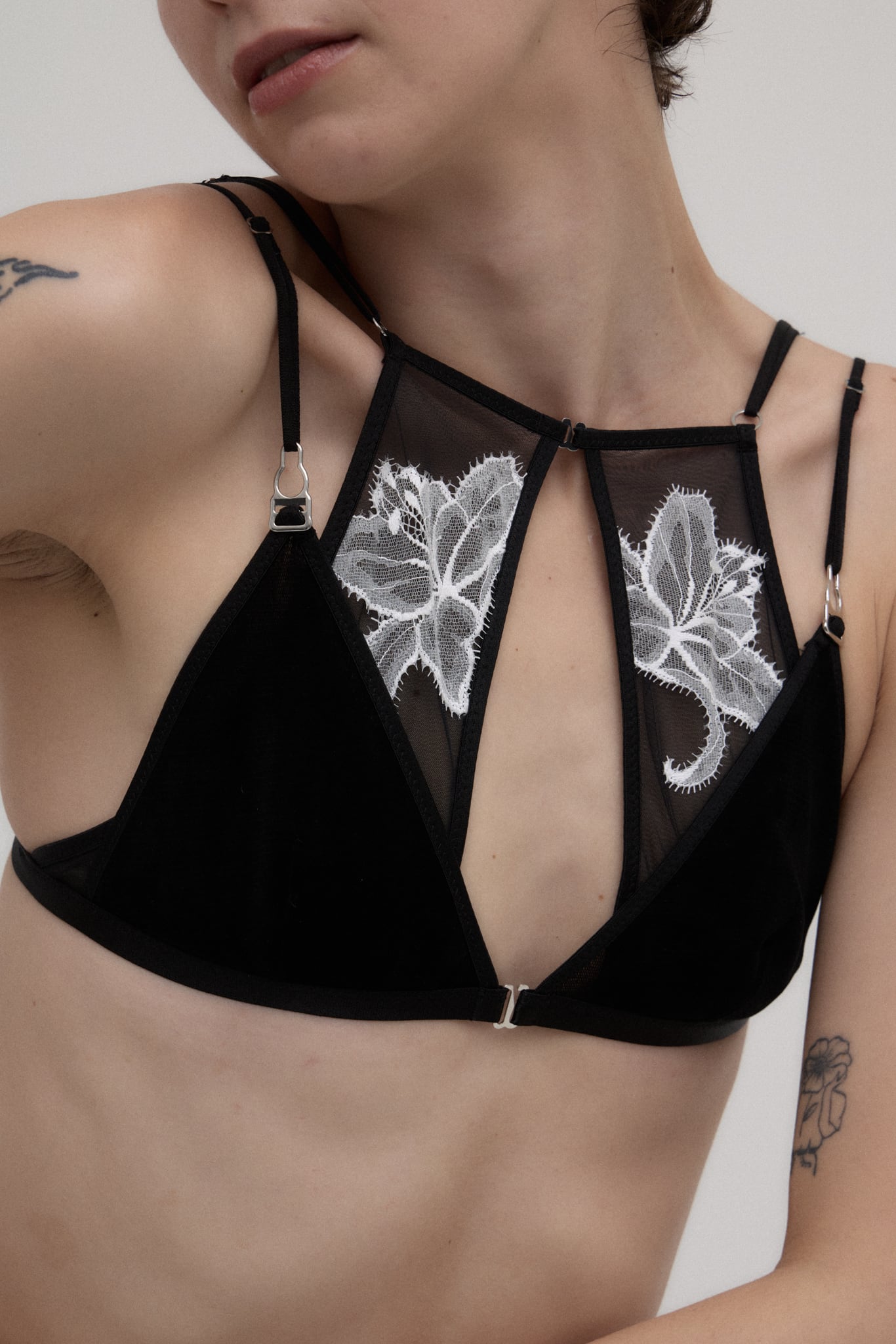 kiff lingerie キッフ ランジェリー Wired Cross Bra Layered Bra 