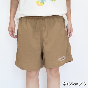 DAVRYU bubble Nylon SHORTS [コヨーテ]