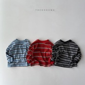 【取寄】THE GOGUMA タムタムボーダーTシャツ|秋服|韓国子供服| 26/AT