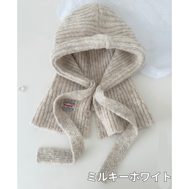 buttoned balaclava　J00256