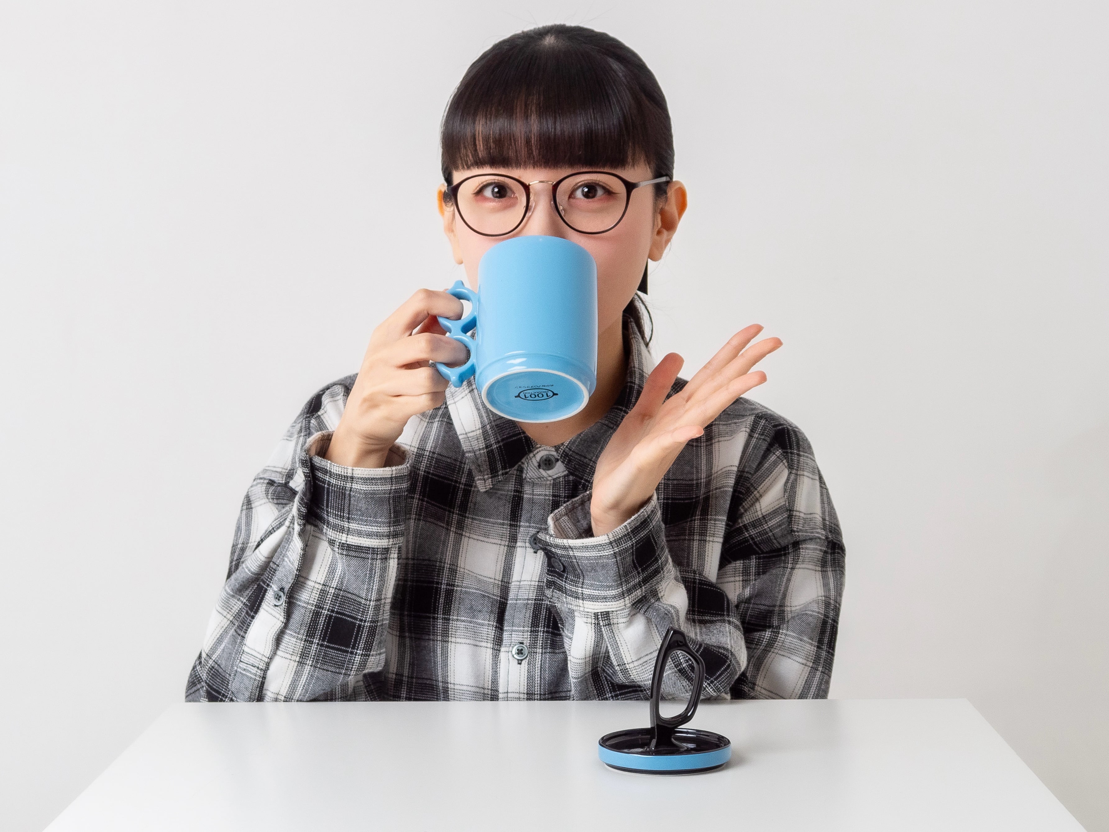 眼鏡マグカップ（蓋付き） | めがねプロダクション