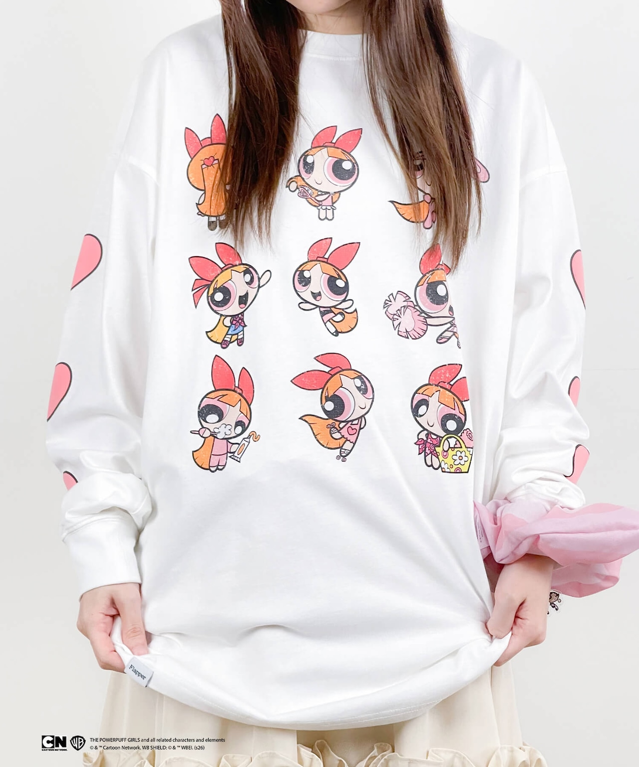F262003_The Powerpuff Girls×Flapper いろんなガールズロンT - 1
