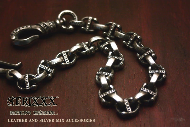 29 ナローあずきブレスレット　STRIXXX sterling leather