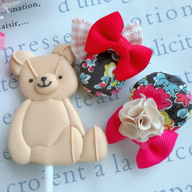 ロリポップヘアクリップ&クッキー