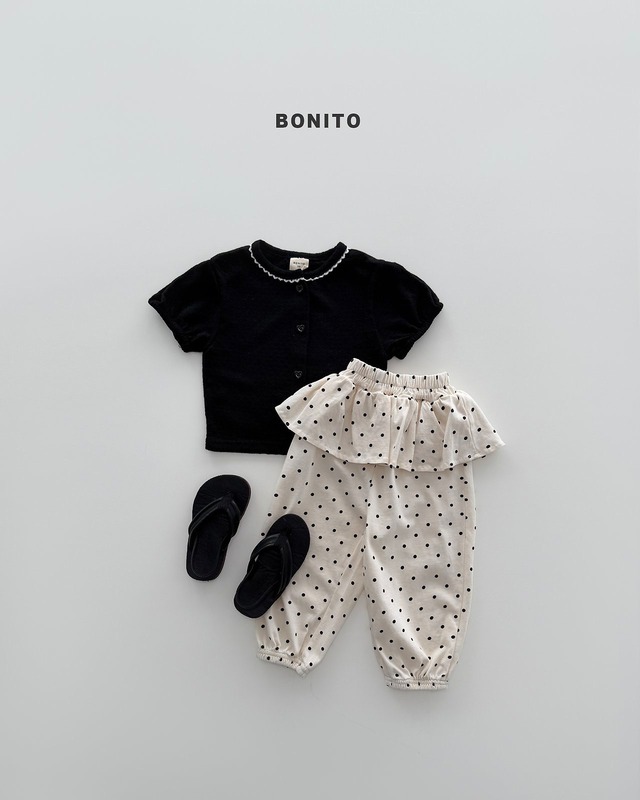 《予約》送料無料【BONITO】frill jogger pants