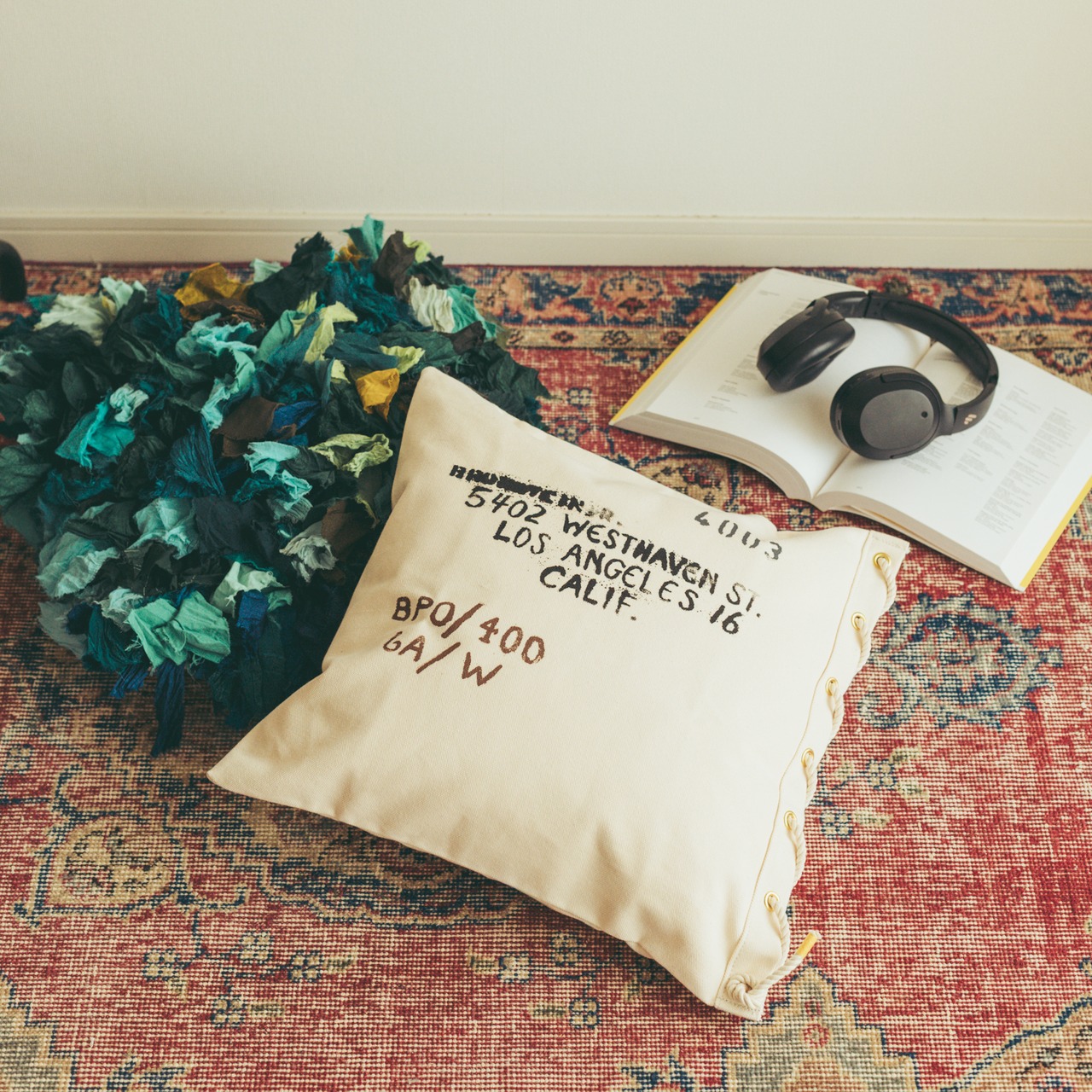 Vintage Canvas Cushion Cover