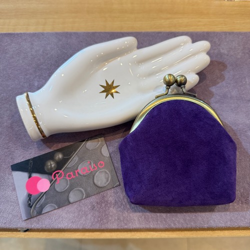 miniがま口 無地 パープル AGD