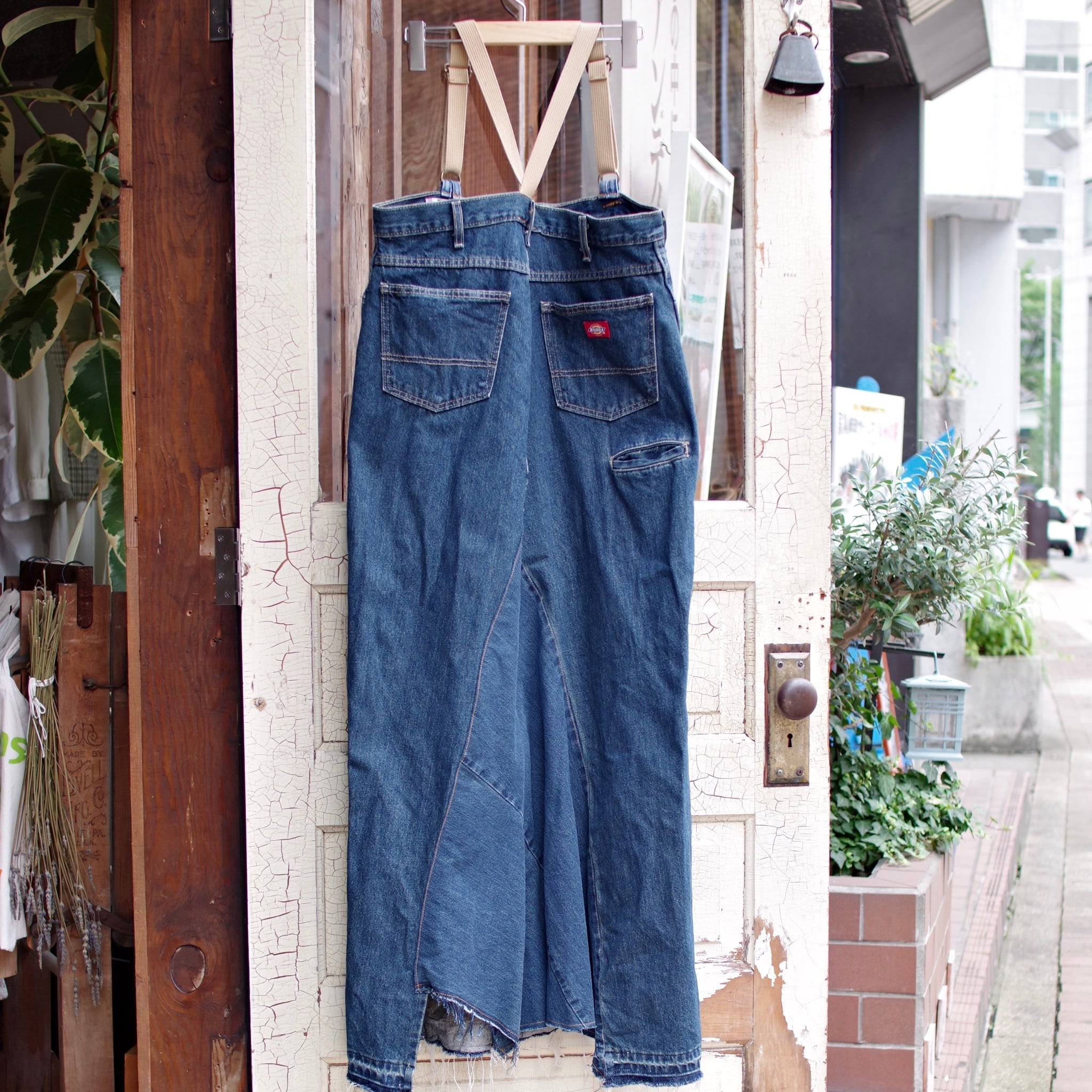 Re make Denim Long Skirt / リメイク デニム ロングスカート | 古着屋