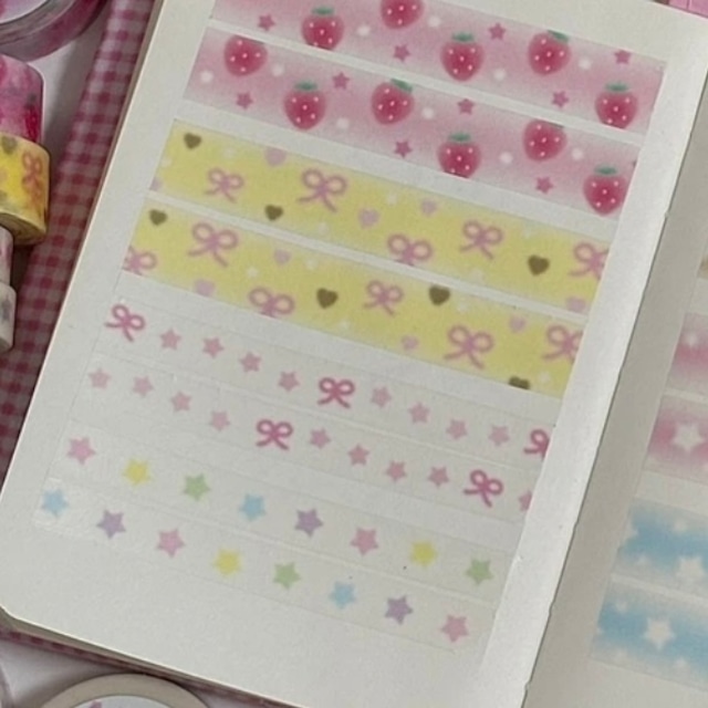 the glint of 〔masking tape - yellow×ribbon -〕