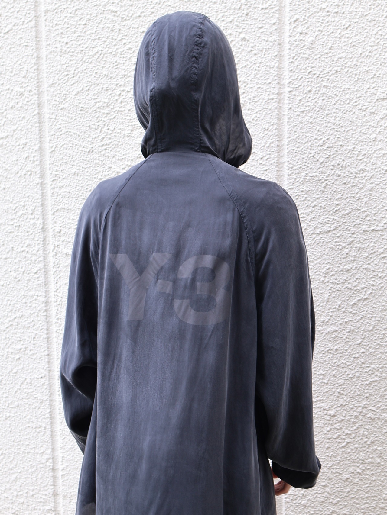 【y-3】raglan cupro hoodie