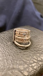 silver ring =7連ring