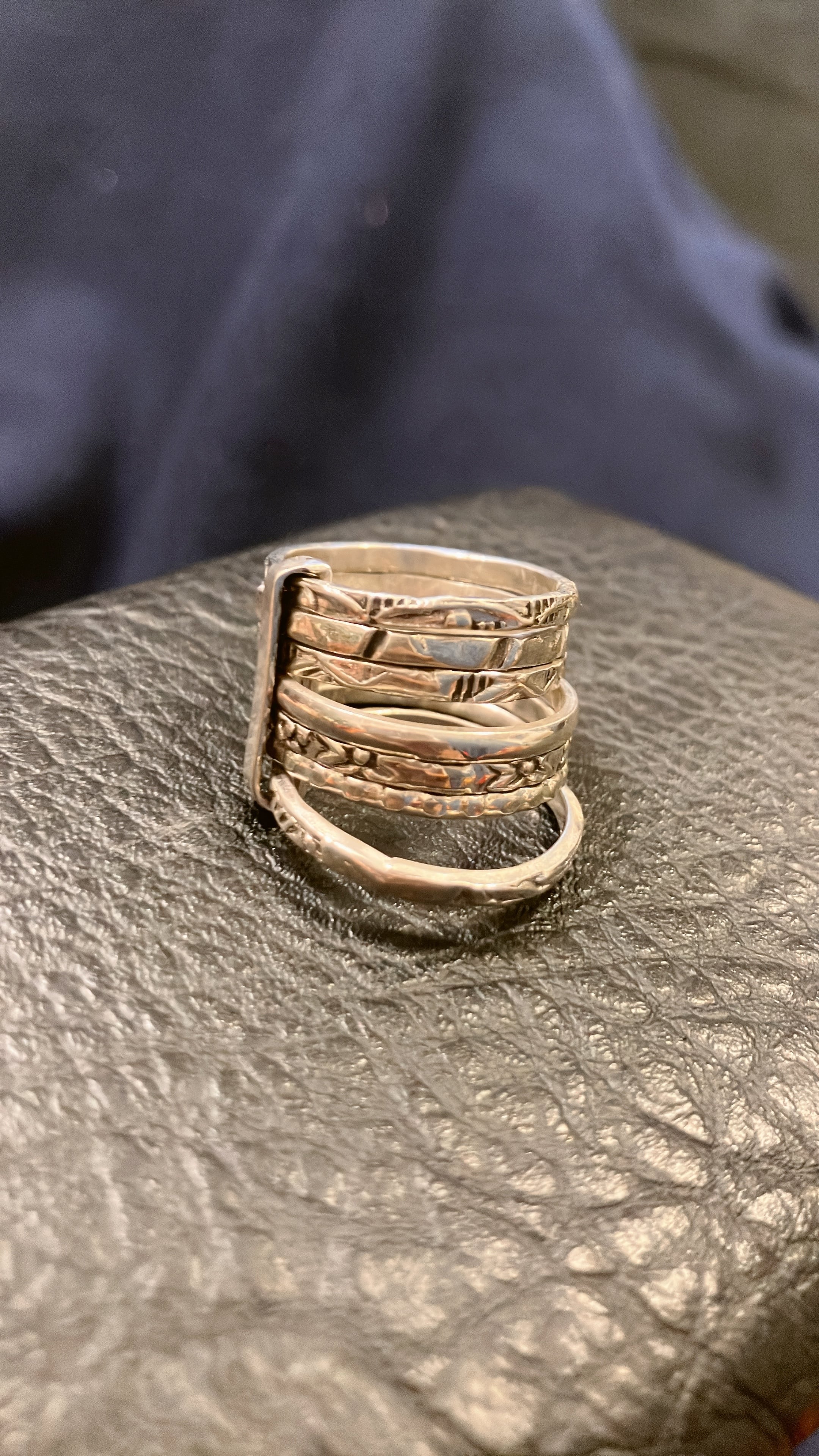 silver ring =7連ring