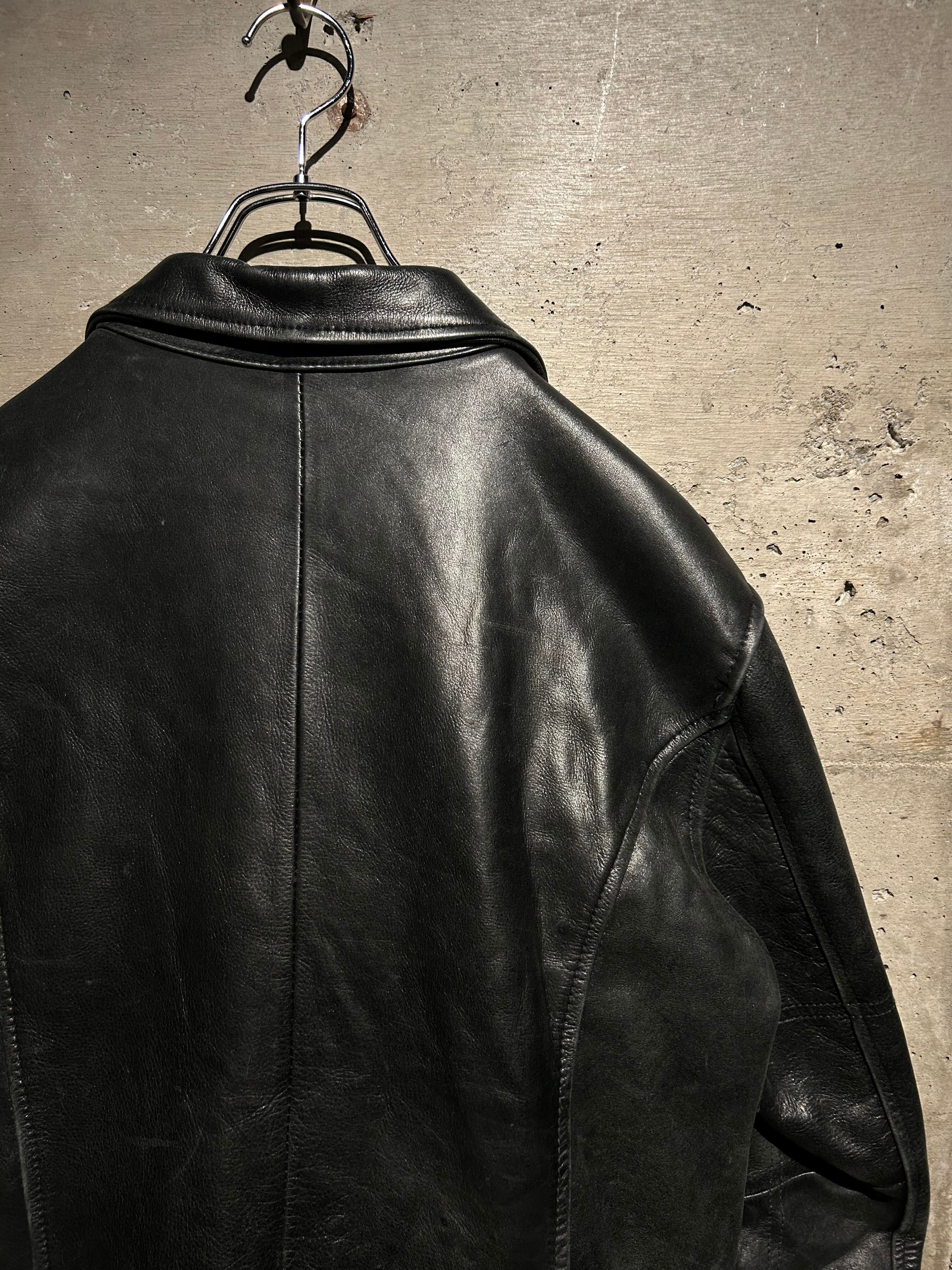 Caka】“Redskins” Vintage Zip Up Leather Jacket | Caka(カカ）下北沢