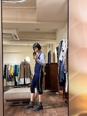made in Italy ネイビーオールインワン