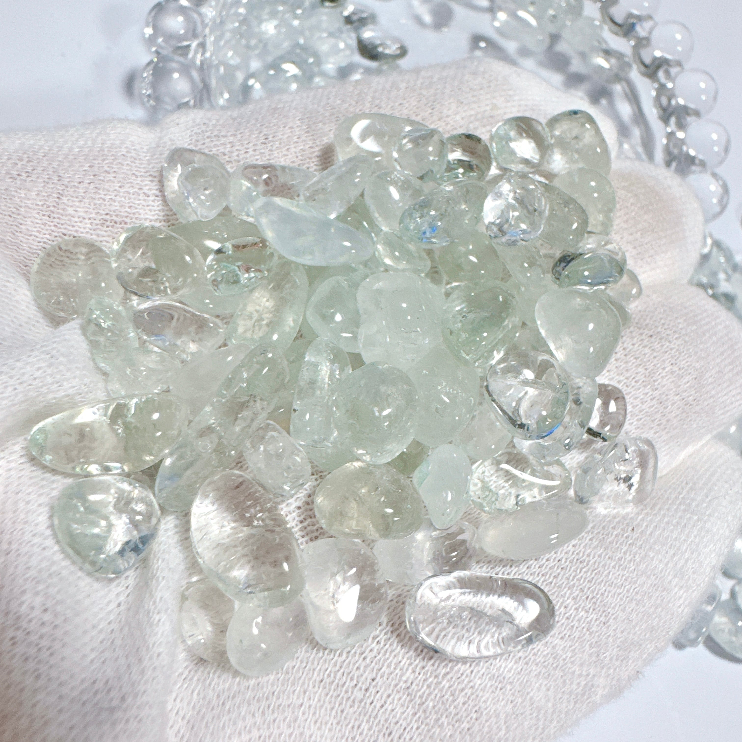 グリーンアメジスト プラシオライトさざれ 細石 天然石 | Rinolis