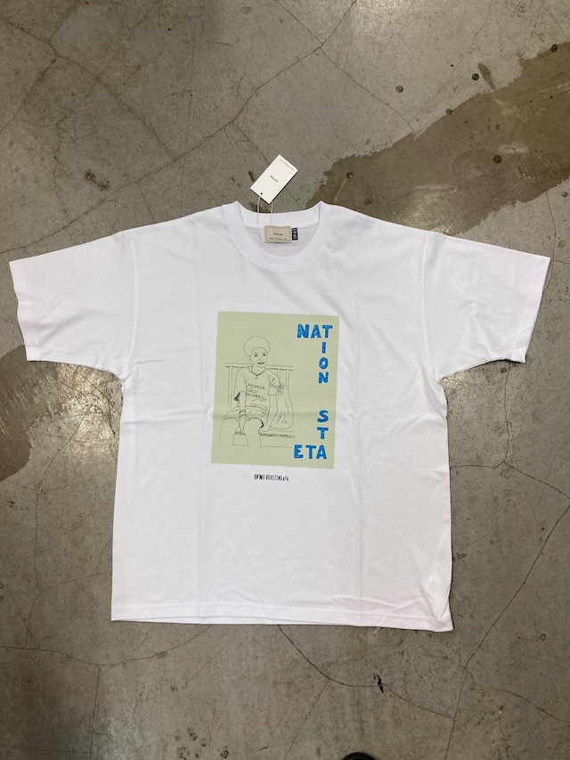 EVCON×IFNi "NATION STATE T-SHIRT" [WHITE]