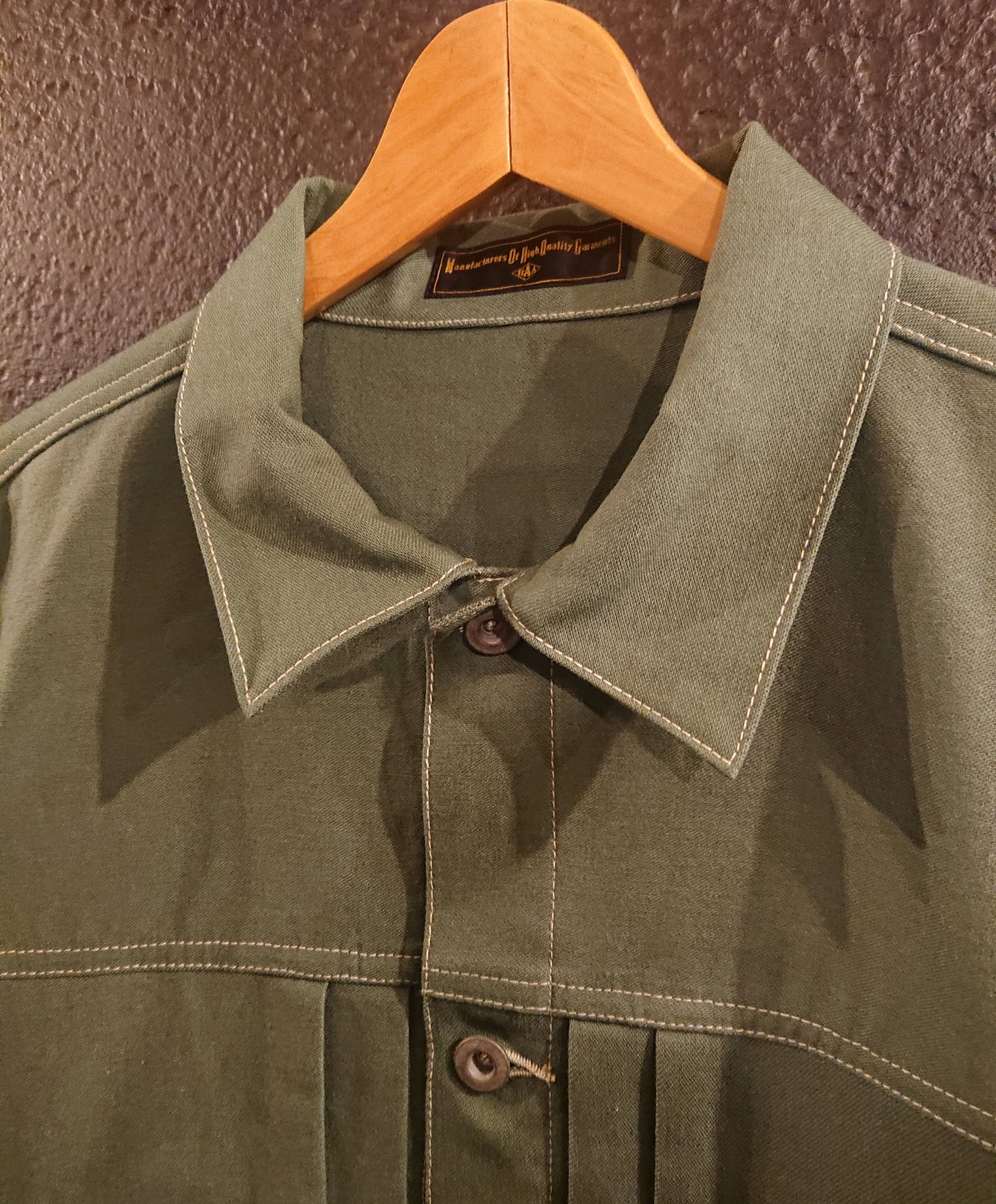 ビーエーエー BAA COSTUME MFG. BOW & ARROW 2ND MODEL US ARMY BARRACKS BAG ヴィンテージ ファブリック ジャケット カーキ系【美品】【中古】 BAA COSTUME MFG. 