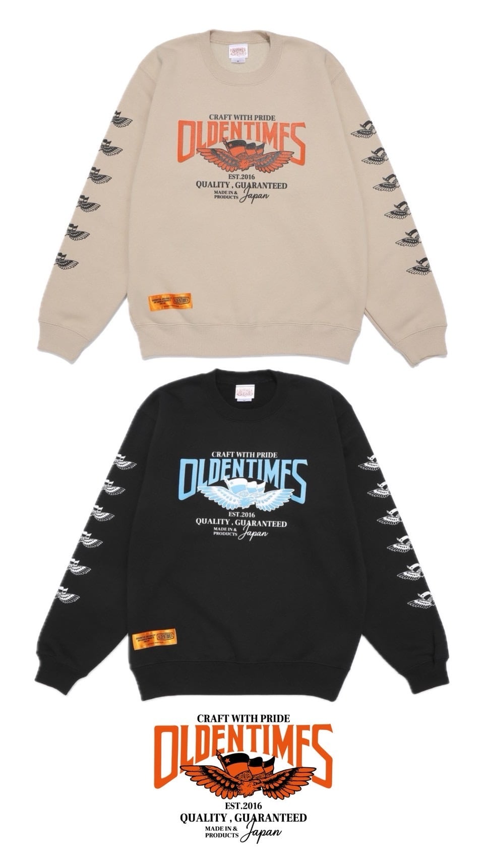 【11月8日(土曜)午前10時より販売開始】FLAG EAGLE CREW NECK SWEAT SHIRT