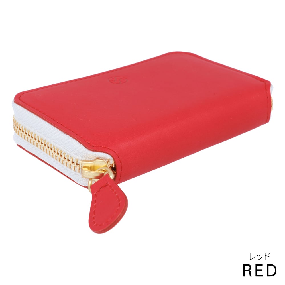 国産レザー ニト / 本革 折財布 コンパクト ミニマル パステル / L1005