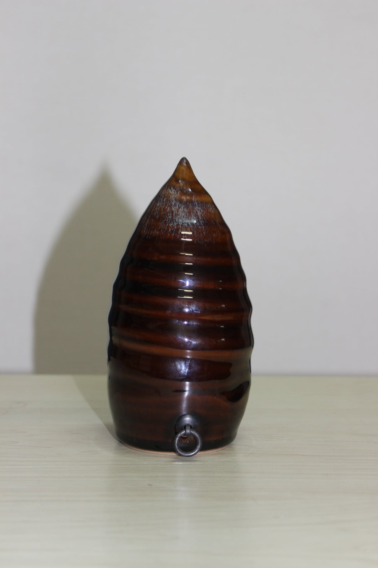 竹の子型掛け花入れ | 高取焼 比古窯