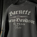 Harley-Davidson (ハーレーダビッドソン) アイボール＆スカルデザイン ロングスリーブTシャツ