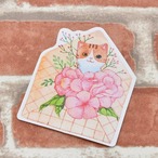 猫の絵柄 ミニポストカード(メッセージカード) C