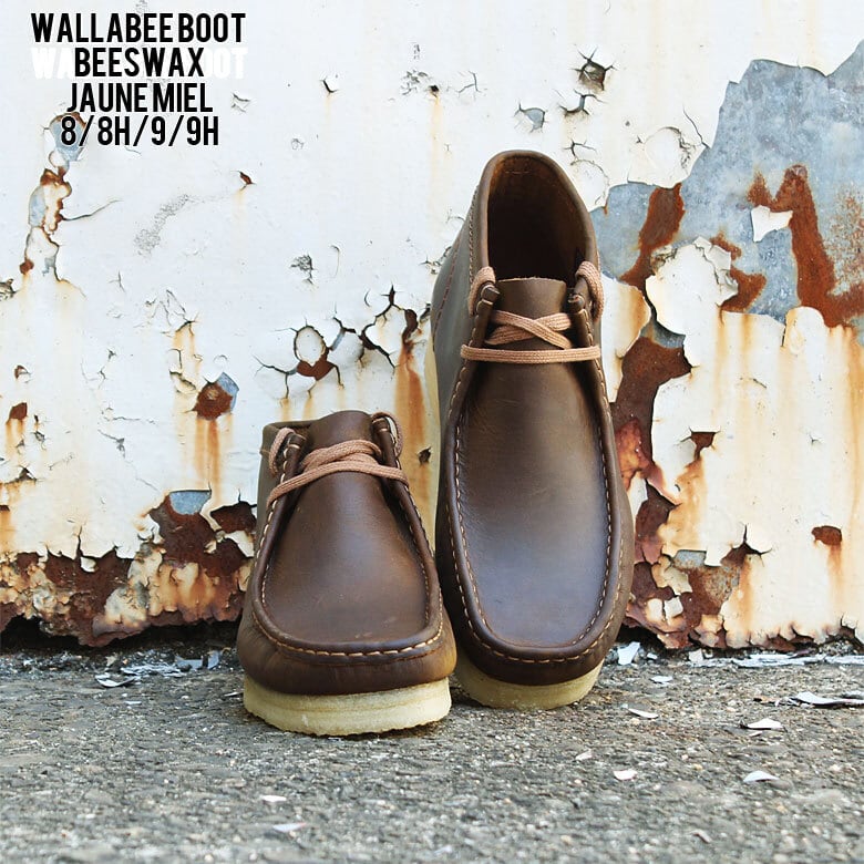 cl-26134196】clarks クラークス WALLABEE BOOT BEES WAX LE BROWN