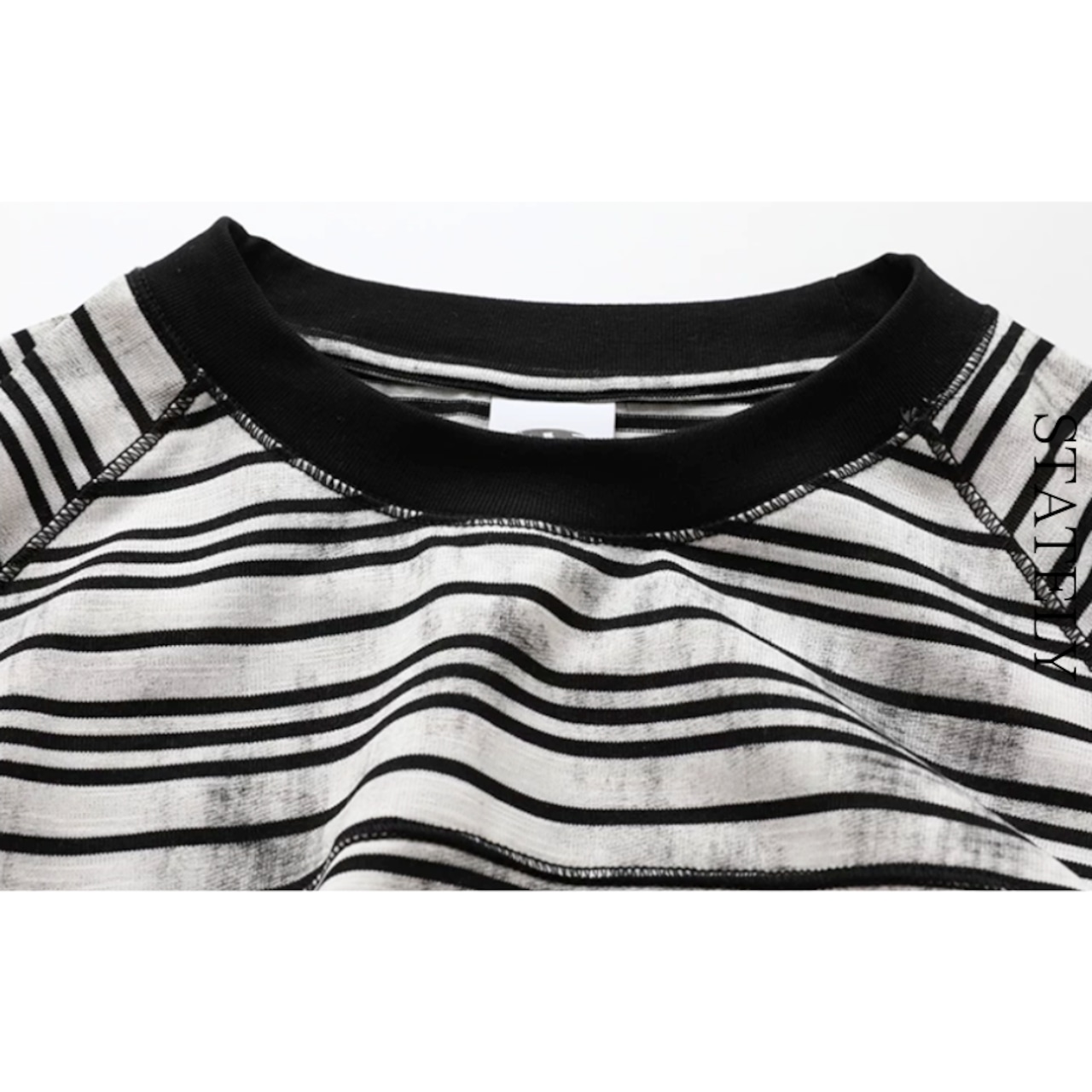 Vintage Stripe ウォッシュドロンT/2color_T55・画像8