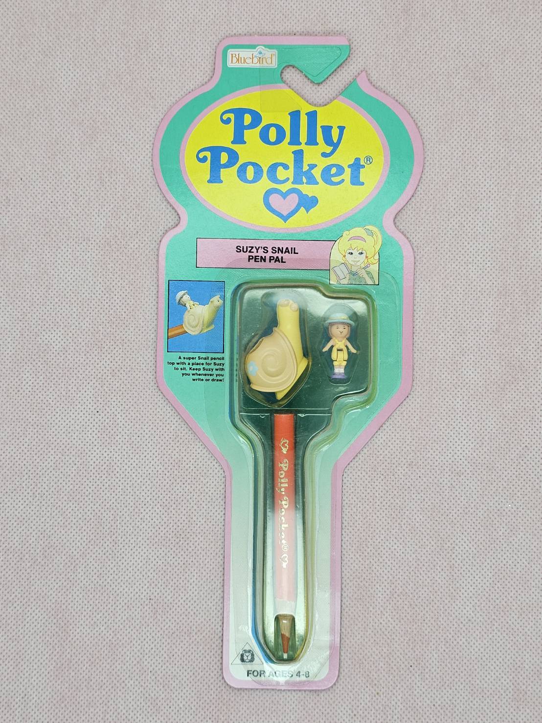 ポーリーのテントウムシのペン飾り3点セット新品 1992年　ブルーバード社製