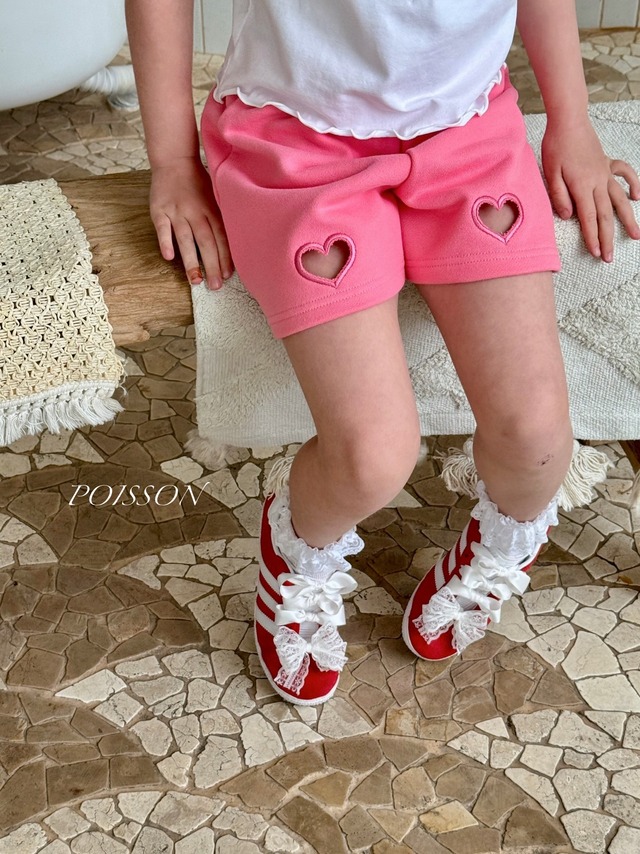 [即納M/L]《POISSON》Heart shorts 14