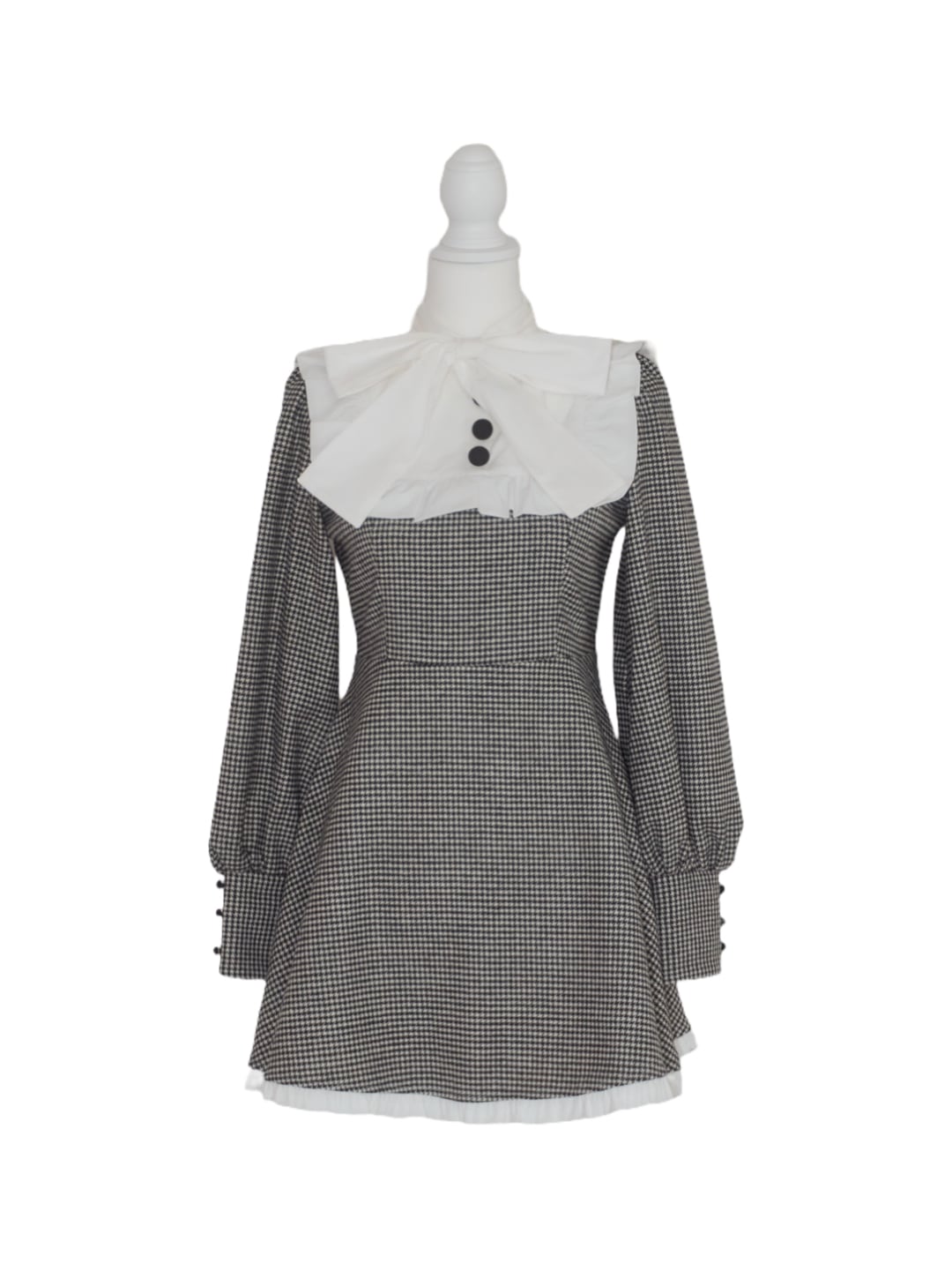 【LAST2】すいーとリボンチェックワンピース