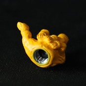FXXK! HANDSIGN VALVE CAP /イエロー