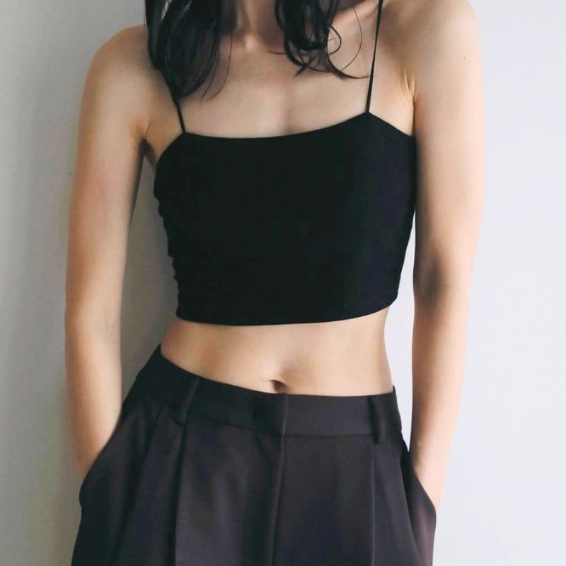 【 anuke 】Padin Half Camisole